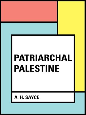 cover image of Patriarchal Palestine